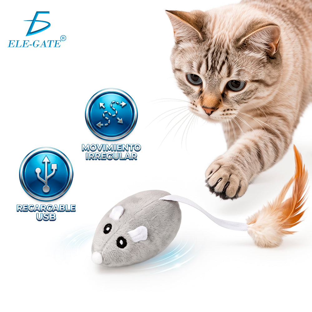 Ratón interactivo recargable por USB para gato Yumkapet — foto del producto (1 de 4)