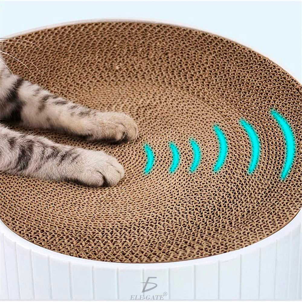 Rascador circular de cartón para gatos Yumkapet — foto del producto (5 de 5)