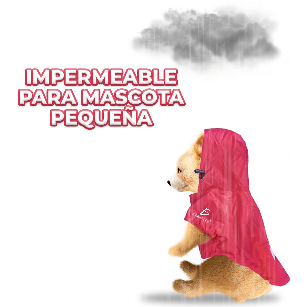 Chaqueta impermeable ajustable para perro chico y mediano Yumkapet — foto del producto (1 de 6)