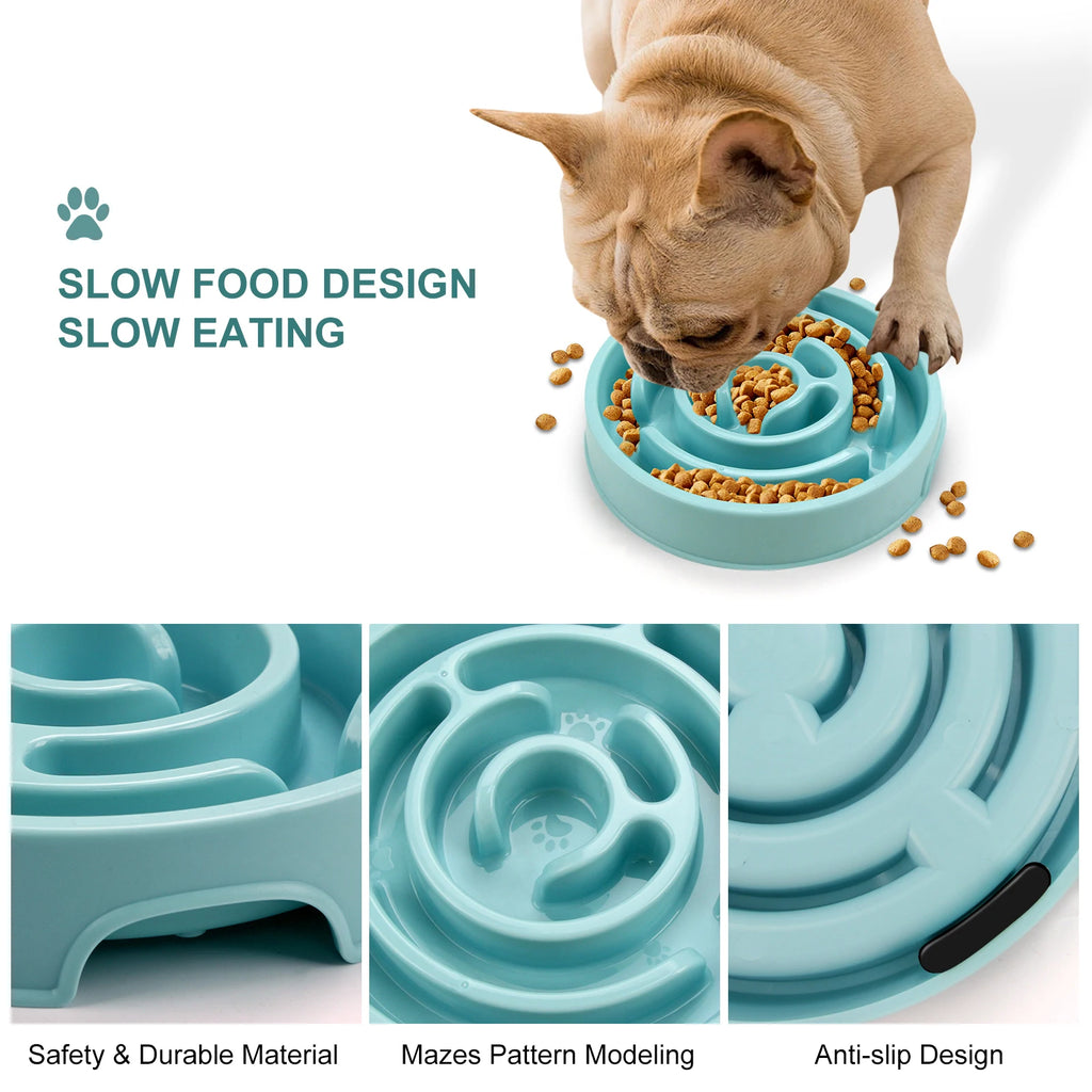 Plato de alimentación lenta antiansiedad para perro — imagen 3