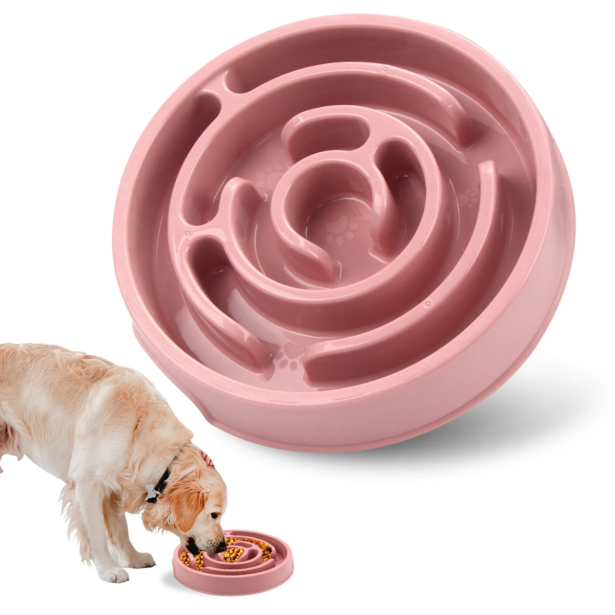 Plato de alimentación lenta antiansiedad para perro — imagen 11
