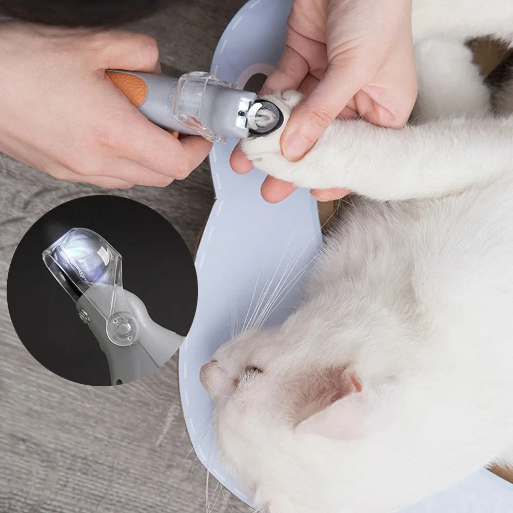 Cortauñas con luz LED para perros y gatos Yumkapet - imagen 6