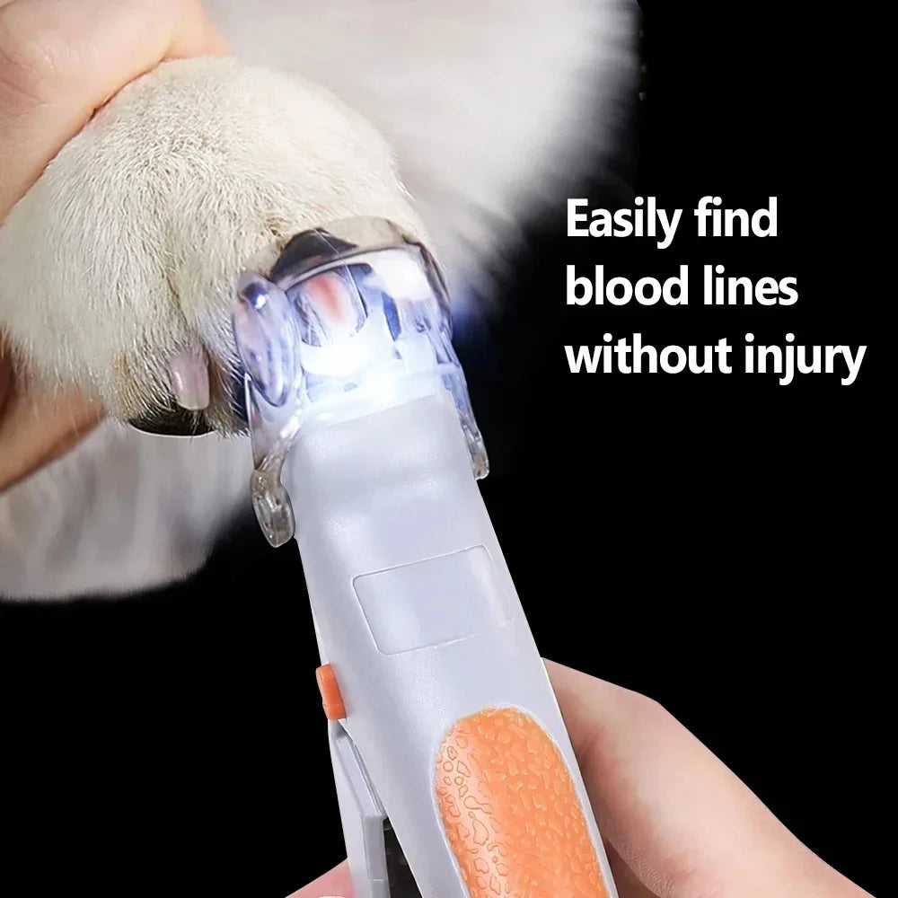 Cortauñas con luz LED para perros y gatos Yumkapet - imagen 2