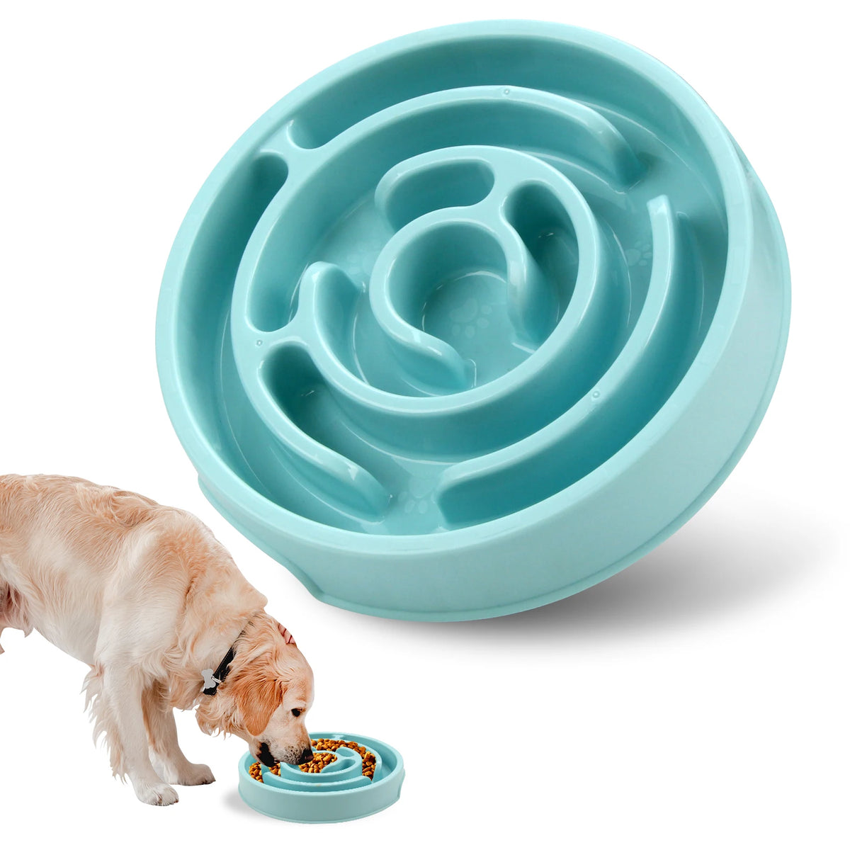 Plato de alimentación lenta antiansiedad para perro — imagen 12