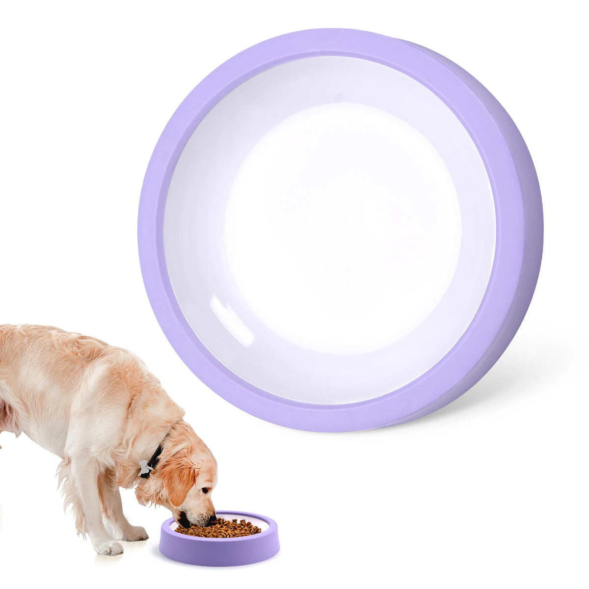 Plato de alimentación lenta antiansiedad para perro — imagen 7